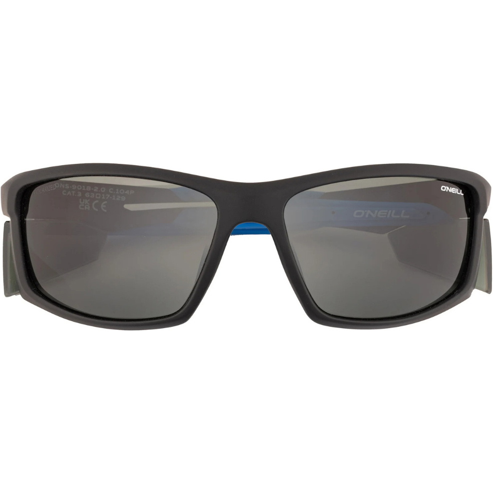 2026 O'Neill Mens Sunglasses 9018 ONS-9018-2.0-104P - Matte Black / Blue